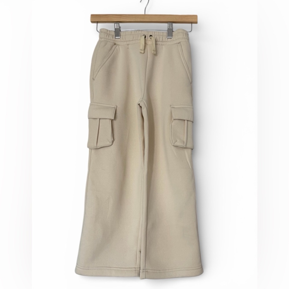 Express Kids Beige Cargo Sweatpants